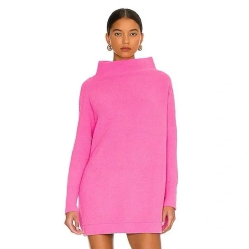 Free People Ottoman Slouchy Tunic Pink